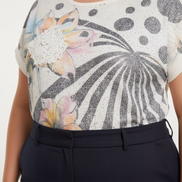 ELIZAFANTI9512 Floral Print Blouse ELIZAFANTI9512 Floral Print Blouse