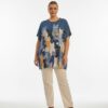 Premium Cat Print Blouse - Casual Oversized Fit