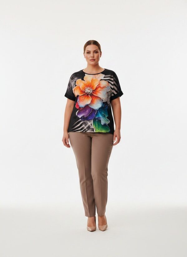 ELIZAFANTI9457 Premium Floral Print Blouse