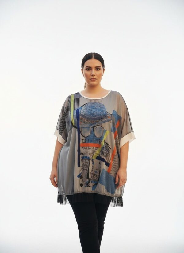 Premium Graphic Blouse - Wholesale Fashion Top