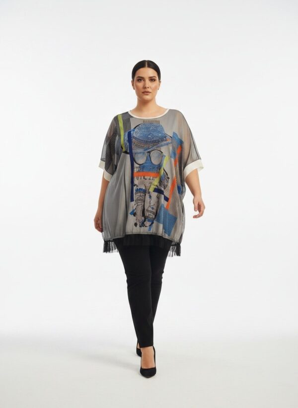 Premium Graphic Blouse - Wholesale Fashion Top