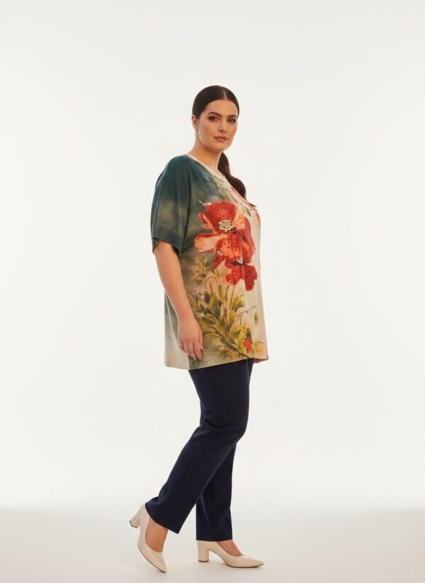 ELIZAFANTI9533 Floral Print Blouse ELIZAFANTI9533 Floral Print Blouse