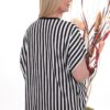 Premium Striped Blouse - Wholesale Premium Striped Blouse - Wholesale