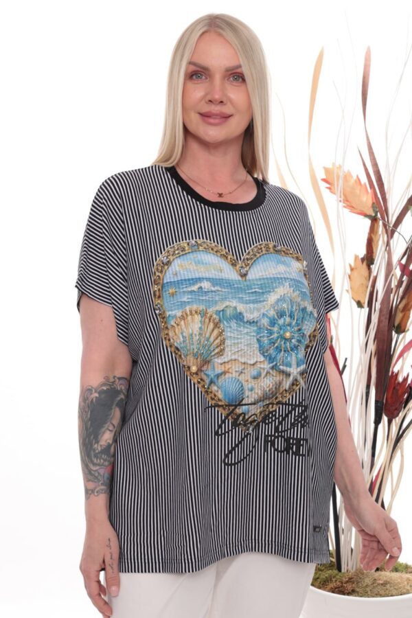 Premium Striped Blouse - Wholesale Premium Striped Blouse - Wholesale