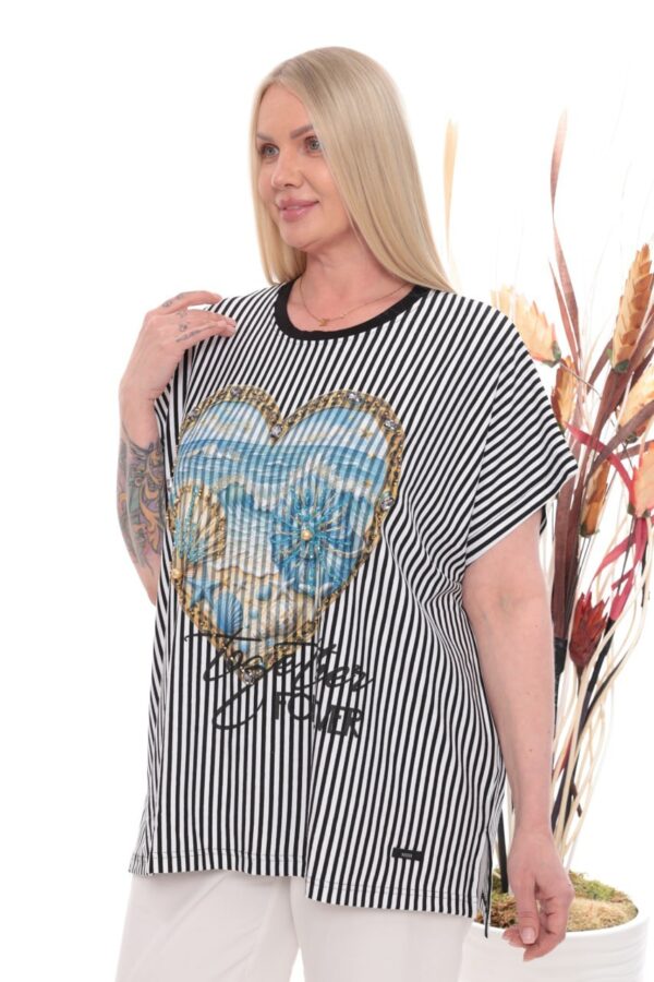 Premium Striped Blouse - Wholesale Premium Striped Blouse - Wholesale