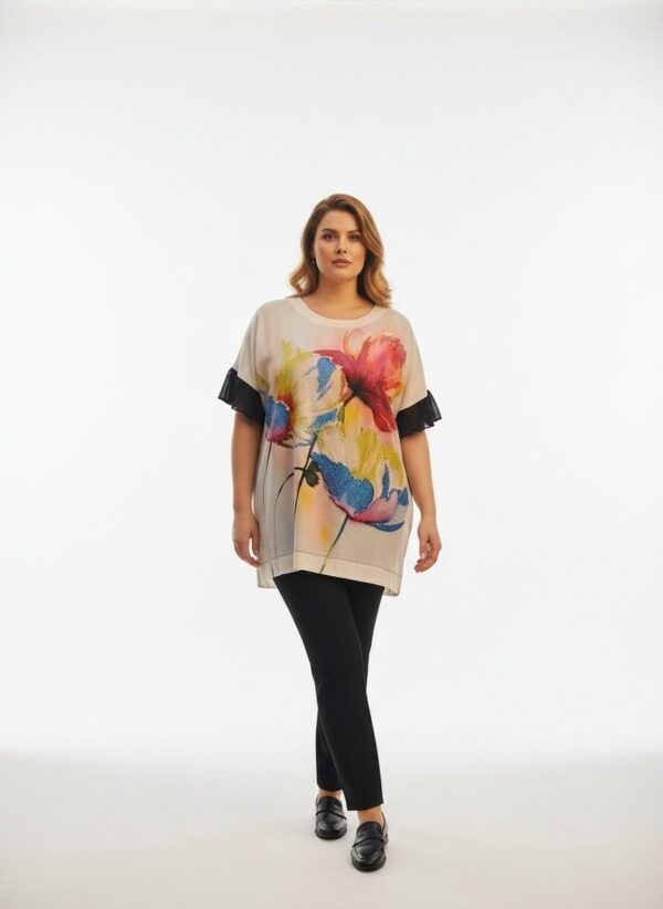 Premium Artistic Print Blouse Premium Artistic Print Blouse