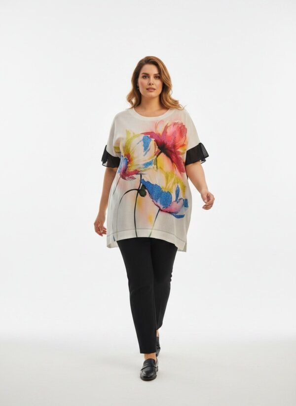 Premium Artistic Print Blouse Premium Artistic Print Blouse