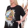 Premium Graphic Print Blouse - Oversized Fit Premium Graphic Print Blouse - Oversized Fit