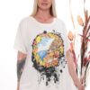 Premium Graphic Print Blouse - Oversized Fit Premium Graphic Print Blouse - Oversized Fit