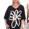 Premium Floral Sequin Blouse with Fringe Hem Premium Floral Sequin Blouse with Fringe Hem