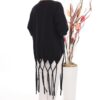 Premium Floral Sequin Blouse with Fringe Hem Premium Floral Sequin Blouse with Fringe Hem