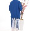 Premium Floral Sequin Blouse with Fringe Hem Premium Floral Sequin Blouse with Fringe Hem