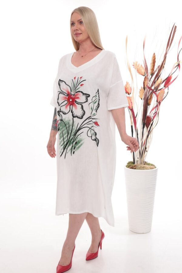 Premium Floral Print T-Shirt Dress Premium Floral Print T-Shirt Dress