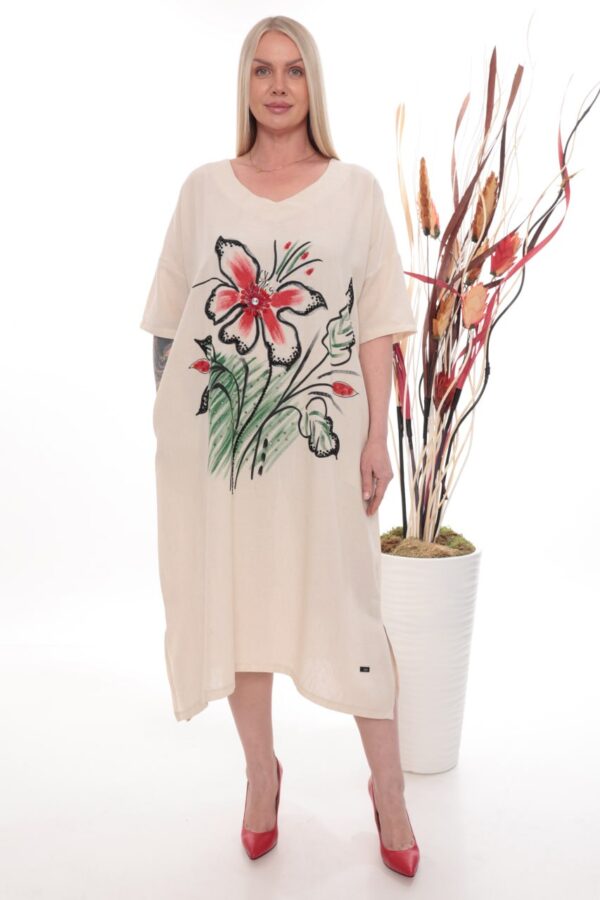 Premium Floral Print T-Shirt Dress Premium Floral Print T-Shirt Dress