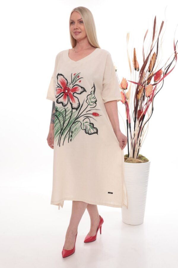 Premium Floral Print T-Shirt Dress Premium Floral Print T-Shirt Dress