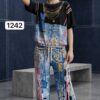 Premium Denim Two-Piece Set with Chain Detail Premium Denim Two-Piece Set with Chain Detail