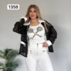 TATU1358 Premium Black Top & Bottom Set