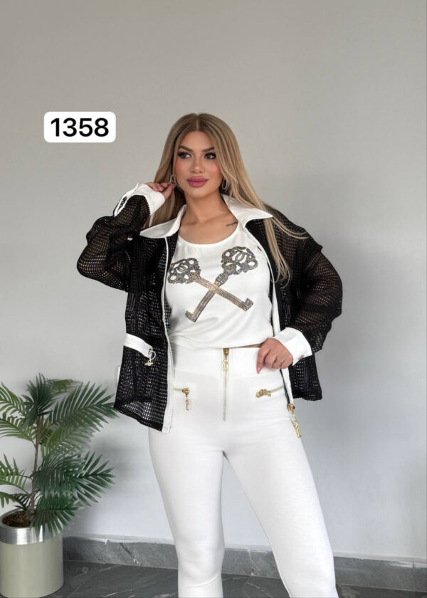 TATU1358 Premium Black Top & Bottom Set