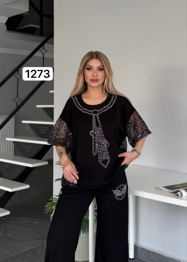 Premium White Beaded Top & Bottom Set - Wholesale Fashion Premium White Beaded Top & Bottom Set - Wholesale Fashion