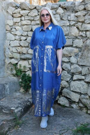 Premium Denim Shirt Dress - Wholesale Fashion Premium Denim Shirt Dress - Wholesale Fashion
