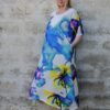 Floral Print A-Line Dress - Wholesale Floral Print A-Line Dress - Wholesale