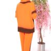 Orange Graphic Tracksuit Set - Premium Wholesale Loungewear Orange Graphic Tracksuit Set - Premium Wholesale Loungewear