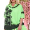 Orange Graphic Tracksuit Set - Premium Wholesale Loungewear Orange Graphic Tracksuit Set - Premium Wholesale Loungewear