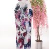 Watercolor Leaf Print Hooded Tunic Top & Bottom Set Watercolor Leaf Print Hooded Tunic Top & Bottom Set
