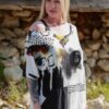 Wholesale Asymmetric Abstract Print Maxi Dress Wholesale Asymmetric Abstract Print Maxi Dress