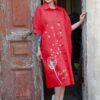 Oversized Dandelion Print Shirtdress Oversized Dandelion Print Shirtdress