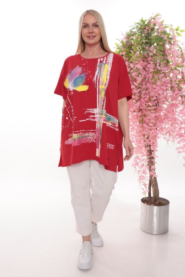 Premium Artistic Blouse ROZZER4281 - Wholesale Fashion Top Premium Artistic Blouse ROZZER4281 - Wholesale Fashion Top
