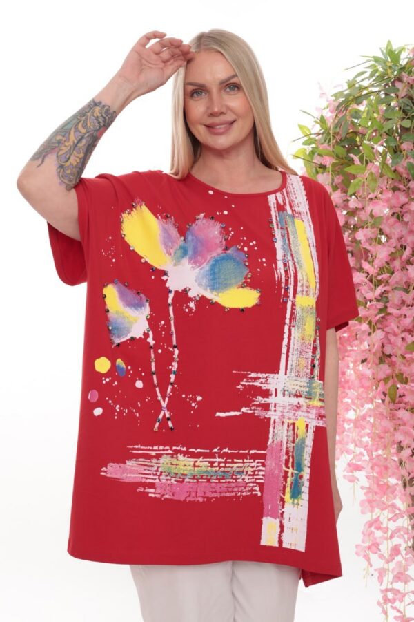 Premium Artistic Blouse ROZZER4281 - Wholesale Fashion Top Premium Artistic Blouse ROZZER4281 - Wholesale Fashion Top