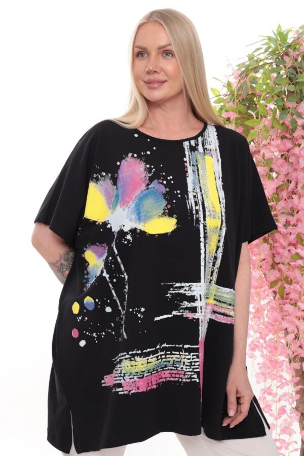 Premium Artistic Blouse ROZZER4281 - Wholesale Fashion Top Premium Artistic Blouse ROZZER4281 - Wholesale Fashion Top