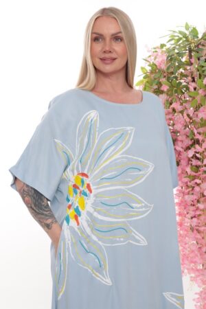 Premium Sunflower Graphic Dress - Wholesale Apparel