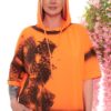 Orange Graphic Tracksuit Set - Premium Wholesale Loungewear Orange Graphic Tracksuit Set - Premium Wholesale Loungewear