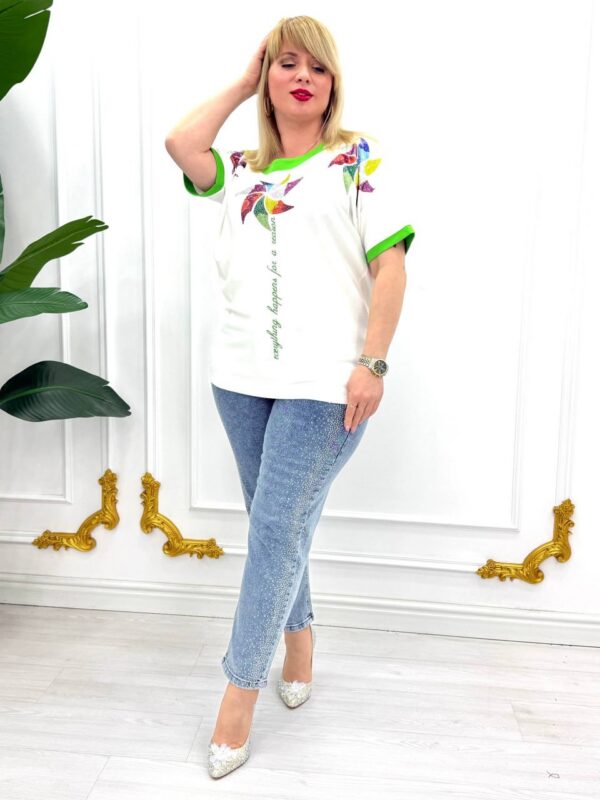 Black Colorful Print Blouse for Wholesale - Premium Quality Black Colorful Print Blouse for Wholesale - Premium Quality