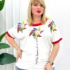 Black Colorful Print Blouse for Wholesale - Premium Quality Black Colorful Print Blouse for Wholesale - Premium Quality