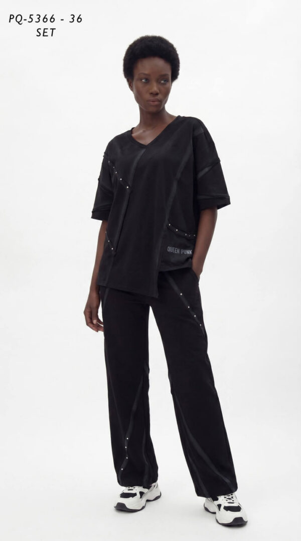 Black Queen Punk Top & Bottom Set Black Queen Punk Top & Bottom Set