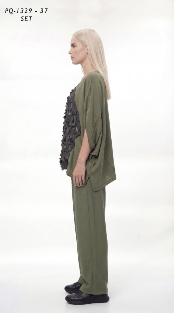 Black Cape Top & Pants Set PQ1329 Black Cape Top & Pants Set PQ1329