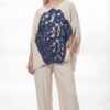 Black Cape Top & Pants Set PQ1329 Black Cape Top & Pants Set PQ1329
