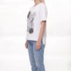 Premium Graphic T-Shirt with Floral Line Art Design Premium Graphic T-Shirt with Floral Line Art Design