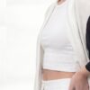 Premium Color-Block Cardigan Long Length Premium Color-Block Cardigan Long Length