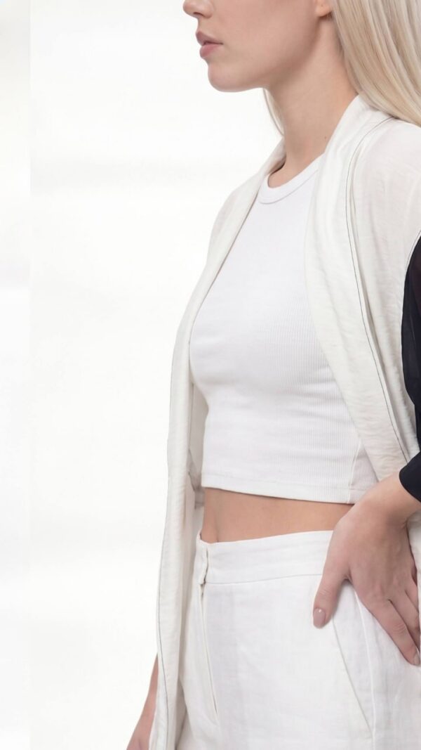 Premium Color-Block Cardigan Long Length Premium Color-Block Cardigan Long Length