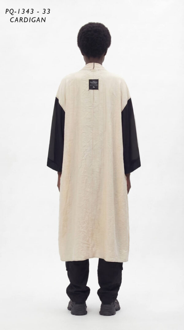 Premium Color-Block Cardigan Long Length Premium Color-Block Cardigan Long Length