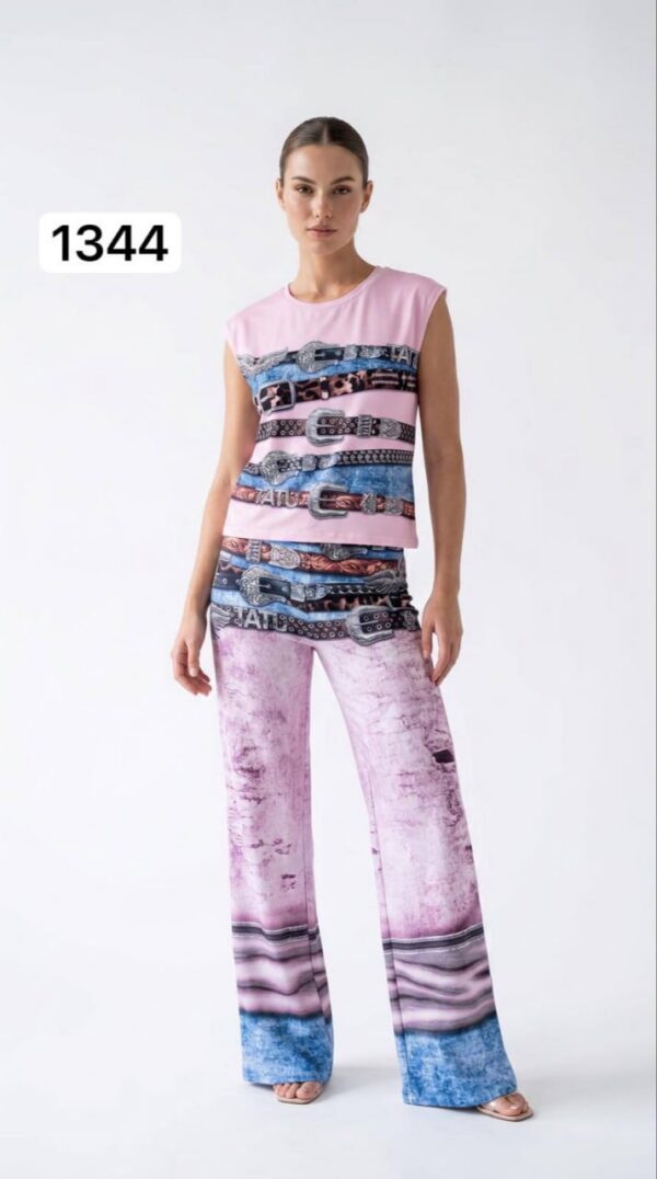 TATU1344 Designer Tank Top & Pants Set - Premium Wholesale TATU1344 Designer Tank Top & Pants Set - Premium Wholesale
