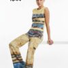 TATU1344 Designer Tank Top & Pants Set - Premium Wholesale TATU1344 Designer Tank Top & Pants Set - Premium Wholesale