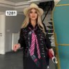 TATU1281 Black Statement Shirt with Graphic Print TATU1281 Black Statement Shirt with Graphic Print