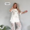TATU Black Lace T-Shirt & Pants Set