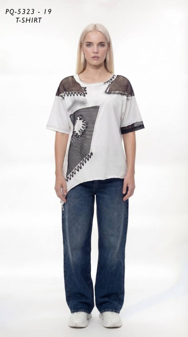 PQ5323 Premium Mesh Panel T-Shirt PQ5323 Premium Mesh Panel T-Shirt