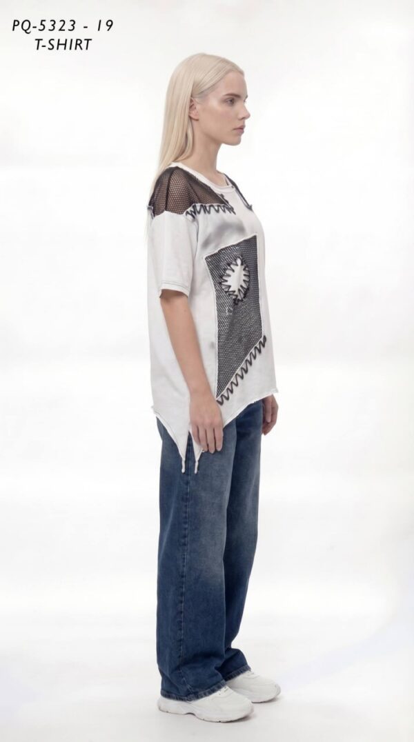 PQ5323 Premium Mesh Panel T-Shirt PQ5323 Premium Mesh Panel T-Shirt